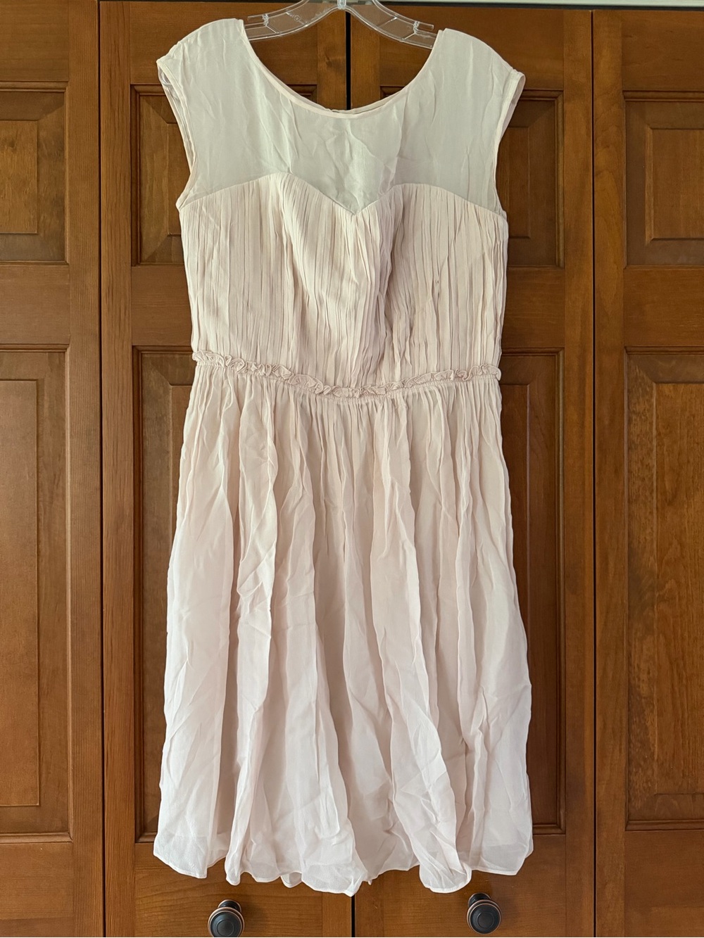 Boden Light Pink Pleated Mini Dress- 6R